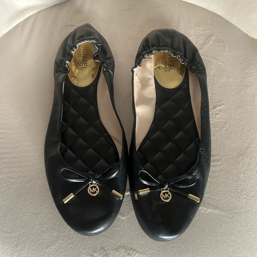 NWOT Michael Kors ballet flats bow embellished - Picture 2 of 4